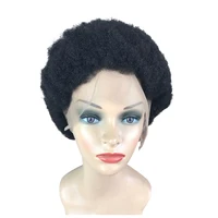 

Yotchoi Brazilian Remy Human hair Afro Kinky Full Lace Wig for braiding with baby hair