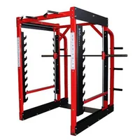 

Power Squat Rack Multi Gym Equipment Commercial Bodybuilding Fitness 3D Smith Machine