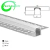 Plaster LED Profile Channel, Trimless Recessed LED Aluminum Channel with Flange for 20mm LED Strip, Drywall LED Profile System