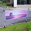 Mesh printing for advertising banner