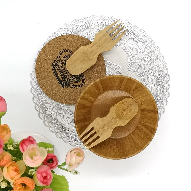 

reusable bamboo spoon bamboo fork 2 in 1 spork