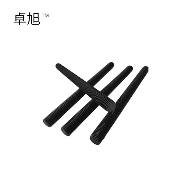 
OEM High strength Full Thread Bar Bolts Fastener Manufacture Customized Black Surface Treatment Thread Rod DIN975 