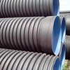 large diameter plastic 3 8 10 18 24 36 inch corrugated double wall pe drain culvert pipe weight prices