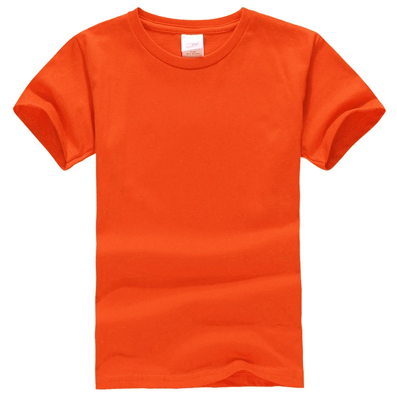

High Quality 100% Cotton Custom Round neck Short Sleeve Children t-shirt, N/a