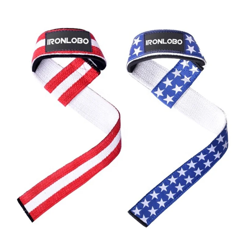 

Factory Cotton Workout weightlifting Bodybuilding Weight lifting wrist straps with Custom Logo, Black/blue/pink/green,custom colors