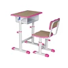 Wooden Adjustable Height First Class Chair and Ergonomic Study Desk Prices for School Furniture