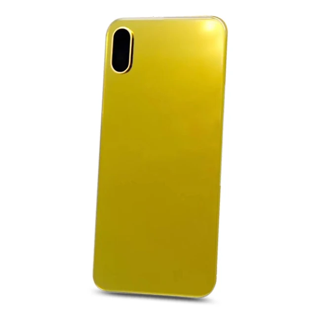 

Plating 7mu thick gold glass back cover for iPhoneX