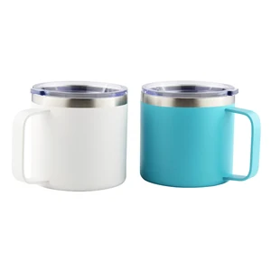 Image of Christmas Day Gift Coffee Mug 14 oz Stainless Steel Vacuum Cup Insulated travel mug with Lid and Handle Kepp hot and cold