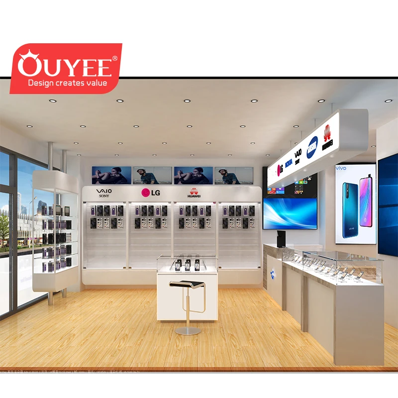 
Hot Sale Mobile Phone Shop Interior Design With Display Furniture 