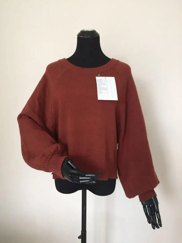 
girls stylish knitted pullover sweater pullover loose korean women sweater 