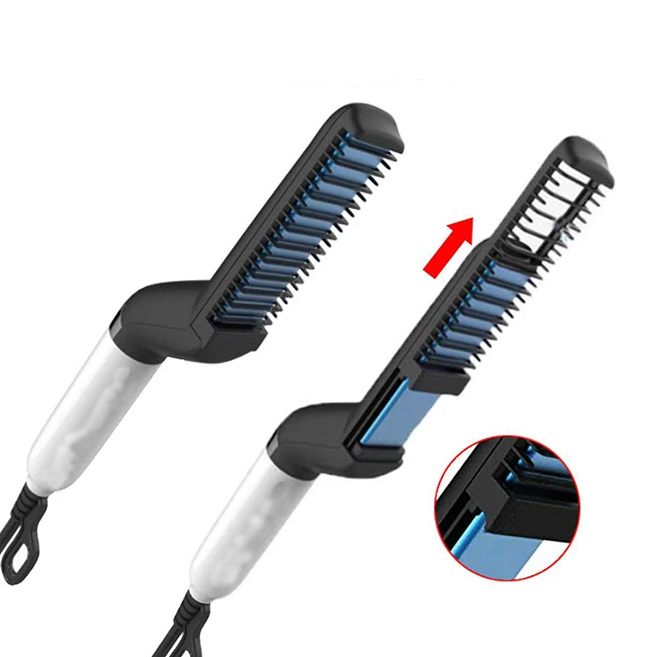 

Men Multifunctional Hair Styling Brush Beard Straightener Comb Beard Straightening Comb