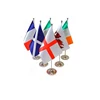 All Nationals flag Custom Design and Size Table Flags Holder countries desk flags