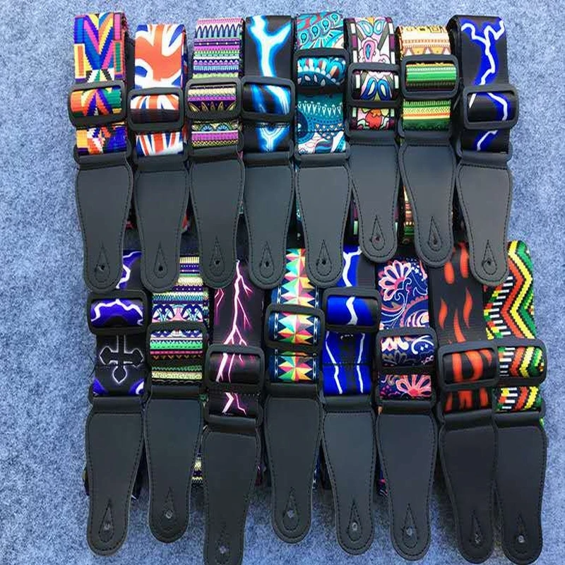 

16 kinds of design pictures Bass Electric Guitar Strap Belt Leather Acoustic Strap Guitar Accessories Musical Instruments