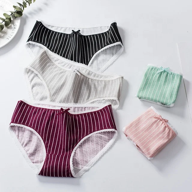 
Cotton mid-waist underwear for ladies 