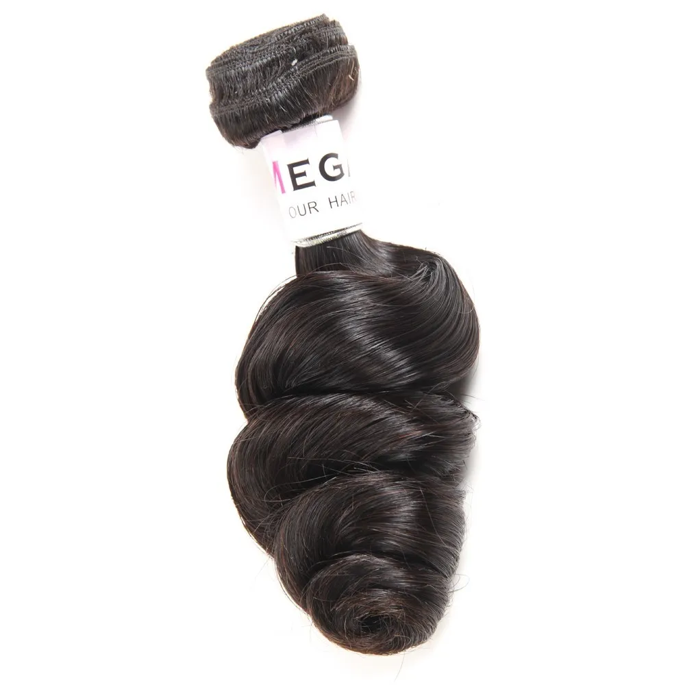 

Megalook Hair Discounts No Tangle No Shedding Original 100% Virgin Loose Wave Human Hair Weave For Black Women
