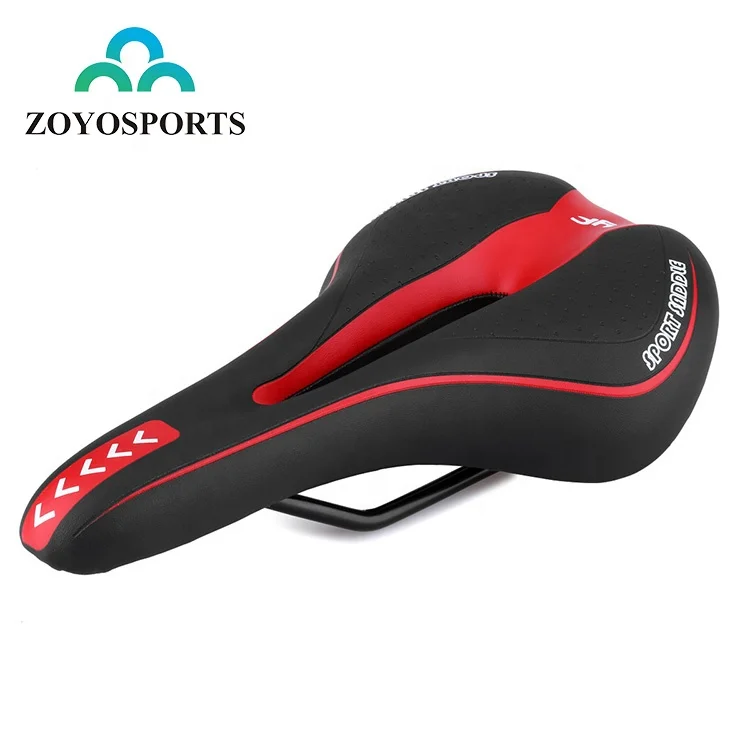 

ZOYOSPORTS Comfortable Exercise Bike Seat For Cycling Soft Comfort Mountain Road Bicycle Saddle, Black/blue,black/red,as your request