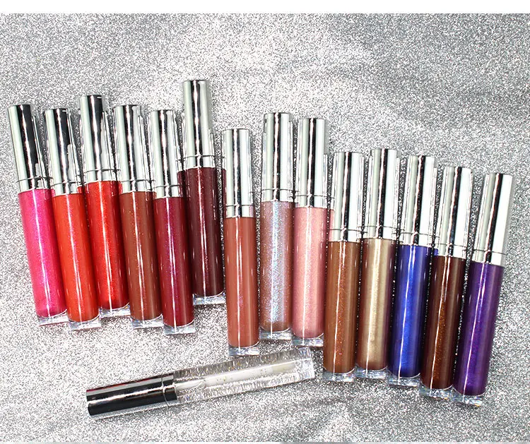 Make Your Own Private Label Wholesale Matte Glitter Liquid Cosmetics Lip Gloss