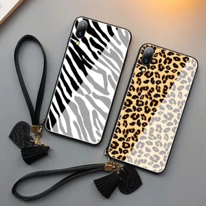 Anti Gravity Tempered Glass Phone Case iPhone Wrist Strap
