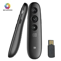 

Wireless Presenter With Speech Timing Meeting USB PPT Timing Pointer Wireless Presentation Digital Laser Pointers