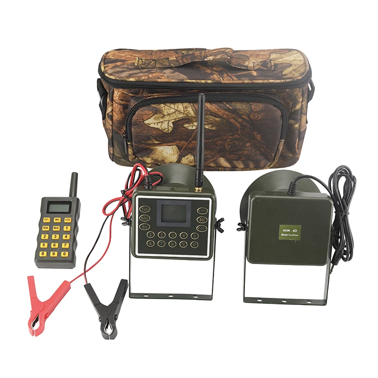 

Factory Offer Mix Voice 60W Bird Hunting Game Callers With Memory Timer, Green / camouflage