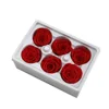 Premium 5~6cm 6 Heads Stabilized Rose for Florist Flower Gift Box Decoration