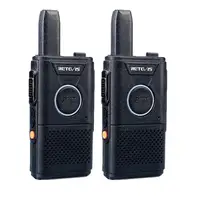 

Retevis RT18 FRS Long Range Walkie Talkie ultra-thin dual PTT Handheld License free Two way Radio 16CH 2W For Training Shopping