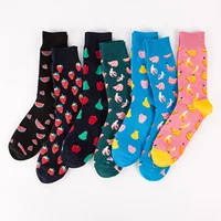 

KANGYI Tide brand Happy candy Socks fruit series men's and women's personality cotton watermelon socks