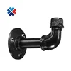 diy industrial toilet paper holder malleable iron fitting 90 degree elbow double thread carbon steel nipple for shelf brackets