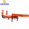 3 Axle 4 Axle 40T 50T 60T Low Bed Trailer Dimensions, Low Platform Semi Trailer, Excavator Carrying Trailer