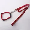 Personalized custom pattern stylish dog accessories nylon woven pet collar and leash