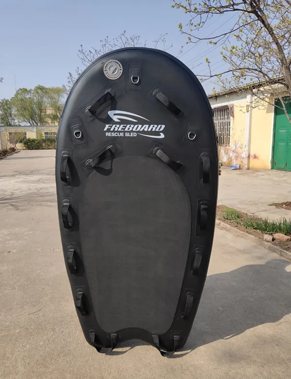 

2019 logo print free OEM cool all black inflatable rescue board for sale, Customize all color for top;bottom;rail and eva pad