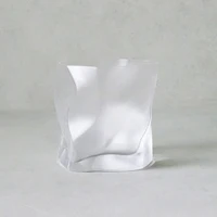 

Elegant Creative Square Base Twisted Etched Frosted Whiskey Glass Cup