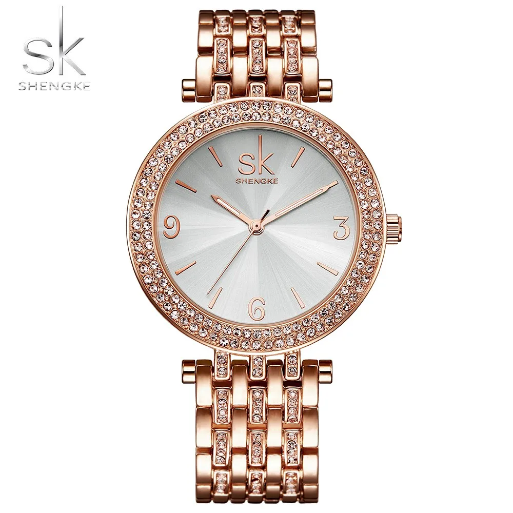 

Shengke Women Watches Luxury Brand Bracelet Diamond Relogio Feminino Fashion Female Montre Femme Lady Watch Women Wristwatches, Picture