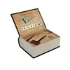 Custom cardboard book shape gift box e pipe cigarette box with logo