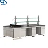 Chemical laboratory cold roll steel and epoxy resin table