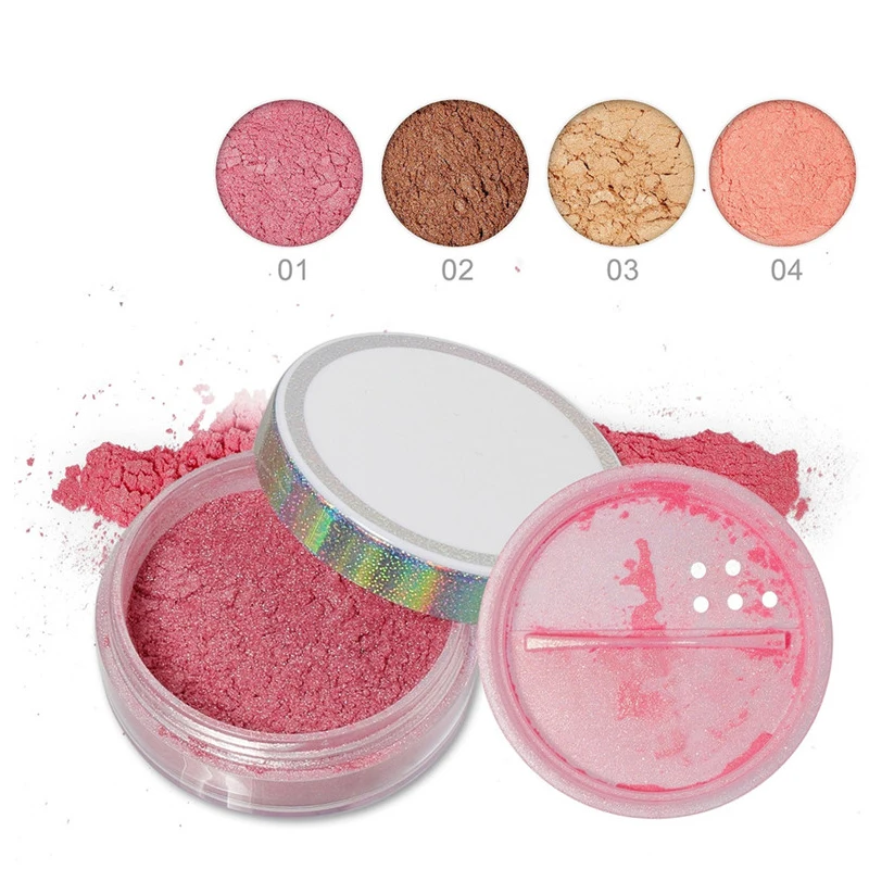 

OEM Waterproof Blush Private Label High Pigment Blush Loose Powder Glitter Blusher