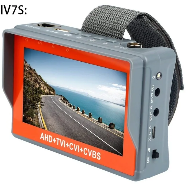 4.3 Inch Four IN One HD CCTV Tester Monitor AHD CVI TVI CVBS Analog Camera Tester 1080P PTZ Audio 12V