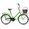 light green retro cargo bicycle