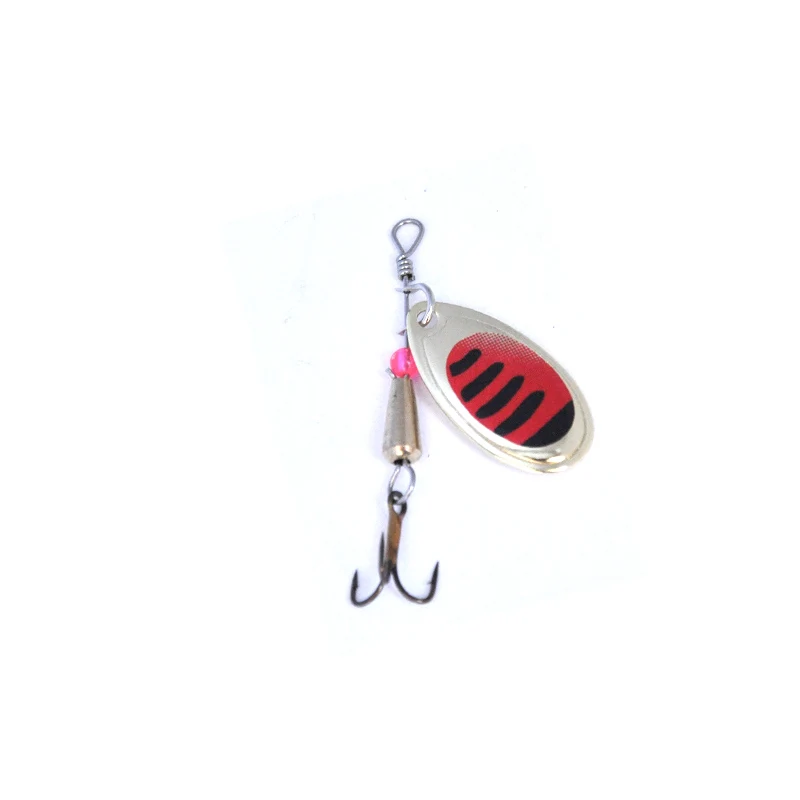 

Wholesale fishing lure blade spinner baits set metal spinnerbait spoon bodies fishing spinner with skirts, Customized