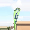 Factory wholesale customized logo usb rechargeable led flag