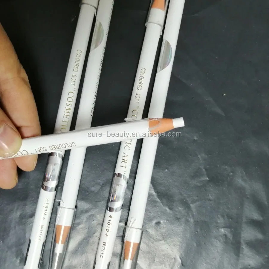 

Private Label Paper Peeling White Eyebrow Pencil with Paper Wrapped Design