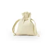 Reusable Simple Small Embossing Jewelry Gift Grocery Drawstring Suede Bag