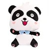 Custom stuffed big eyes panda plush toy soft smiling panda toy