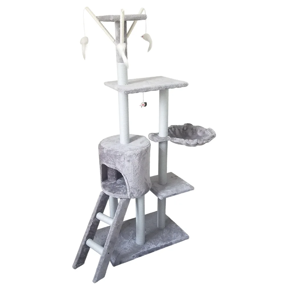 

Hot indoor pet wooden scratching tree for cat, Can be customized