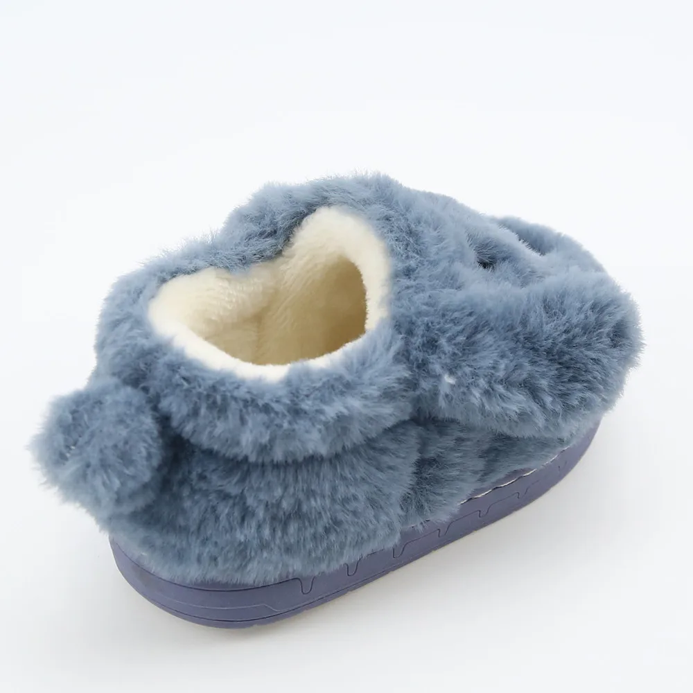 
AINGTON 2019 Brand new baby winter indoor faux fur plush dog slippers 