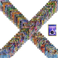 

Free shipping 100 pokemon Cards TCG Style EX Full Art 60 EX Cards 20 Mega EX ,20 GX ,1 Energy customs poker playing Flash cards
