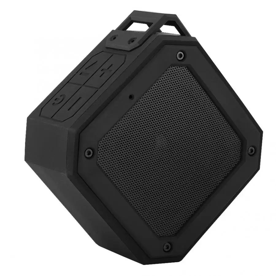 

Silicone Fabric Bluetooth Waterproof IPX7 Speaker Outdoor Bluetooth Speaker, Black