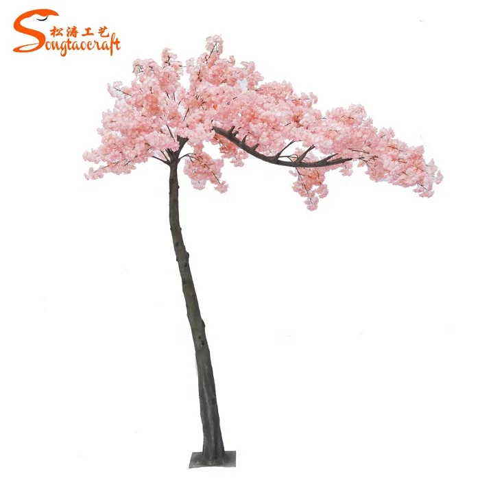 Decorative new artificial cherry blossom flower tree/sakura tree new process branch for wedding home office