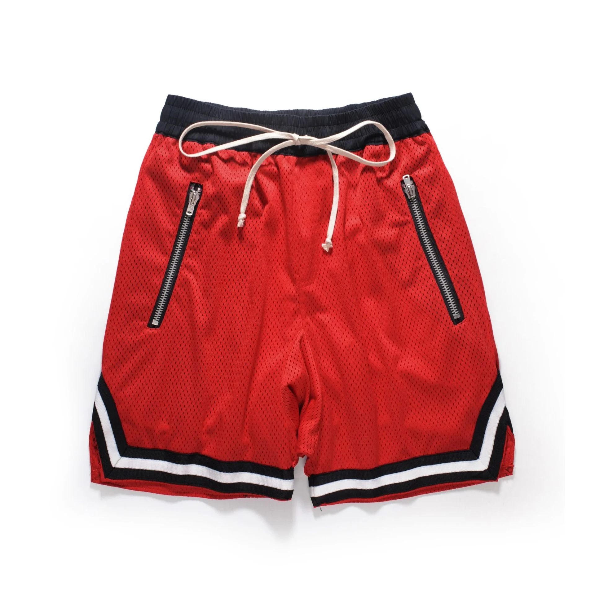 

Custom Wholesale Mens Drop Crotch Low Moq Track Mesh Shorts