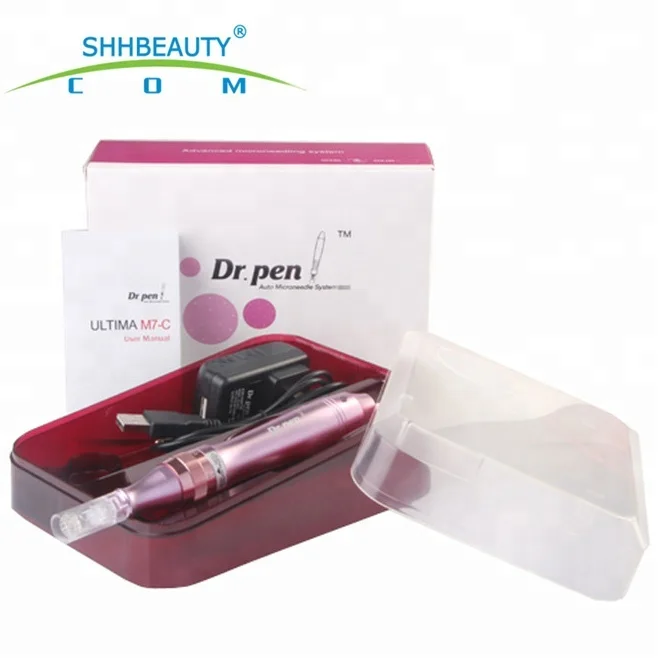 

Ultima M7 High Quality Best Selling Eyebrow Skin Care Dermapen Dr Pen 5 Levels Built-in 0.25-3.0mm 5V, 110-220V Wireless/wired, Purple